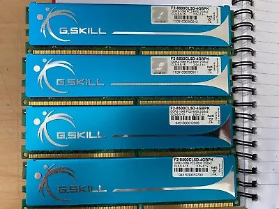 GSKILL 2GBx4 DDR2 1066MHz PC2-8500U 240Pin OC DIMM RAM Desktop Memory-8GB Total • $49.99