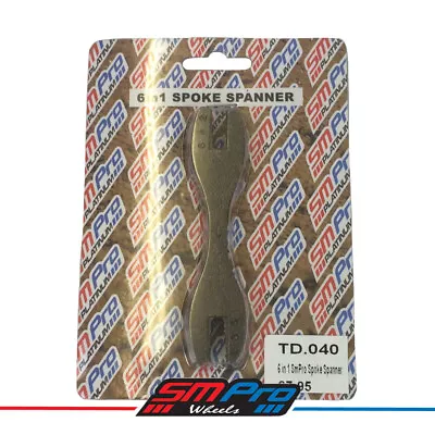 £7.95 • Buy 6 IN 1 Spoke Wrench Wheel Spanner - MX / Enduro Motorcycle - SM Pro