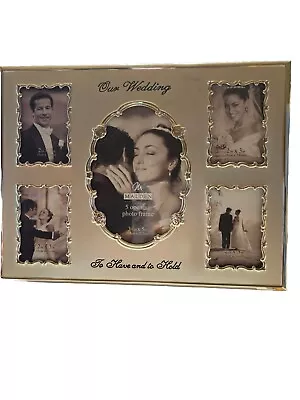 Malden International  Our Wedding  5 Opening Photo Frame Silver (new) • $7