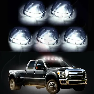 For Ford F250 F350 Super Duty Smoked Cab Roof Running Marker Lights Covers Lens • $9.99