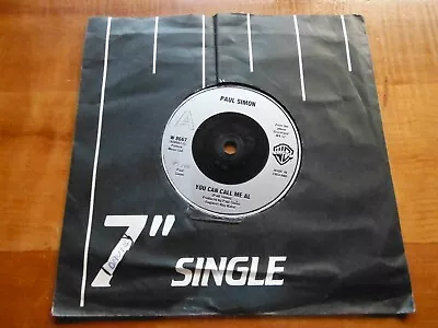 PAUL SIMON 1986 YOU CAN CALL ME AL 45rpm 7  VINYL EXL SINGLE RECORD • $5.99