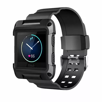 $16.44 • Buy For Fitbit Blaze Soft Silicon Wrist Watch Band Replacement Strap Build-in Frame