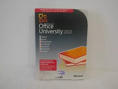 Microsoft Office University 2010 Word Excel Full Version (1D1) • $9.99