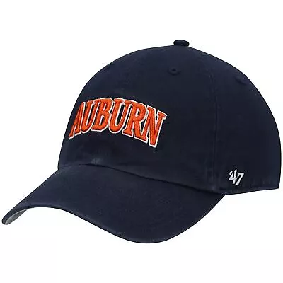 Men's '47 Navy Auburn Tigers Archie Script Clean Up Adjustable Hat • $19.49