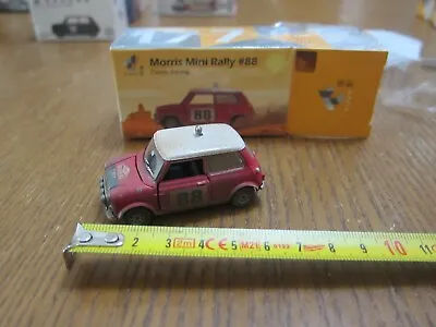 TINY - Morris Mini Rally No.88 - Classic Racing No.88 - Mini Car - R82 • $23.99