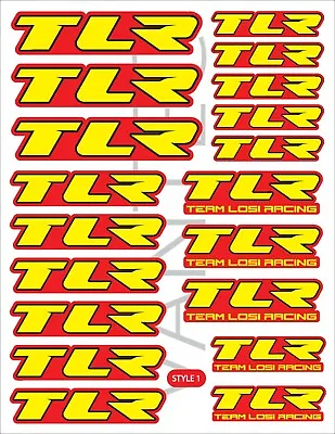 $15 • Buy TLR RC Sticker Decal Electric Buggy Cars Truck 22X4 8ight 22T 22SCT Team Losi