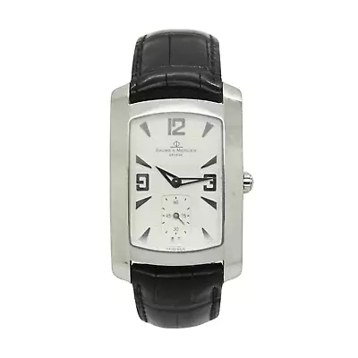 Baume & Mercier Hampton 65310 Stainless Steel Leather Strap Watch • $349