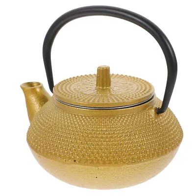  Kungfu Tea Pot Cast Iron Teaware Tea Brewing Pot Stovetop Small Teapot Metal • £24.38