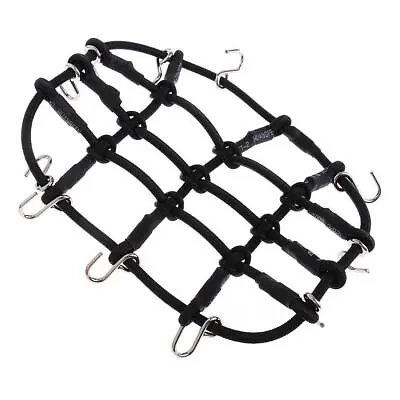 Elastic RC Car Rock Crawler Buggy 1:10 1:18 Scale Luggage Net 120x80mm Black • £11.20