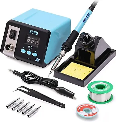 Soldering Iron Station Temperature Adjustable Rapid Heating Bracket Kit • $51.79