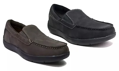 Mens Loafers Black Shoes Trainers Moccasin Outdoor Slip On Driving UK Sizes 6-13 • £11.99