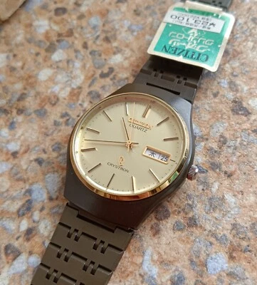 $220 • Buy Vintage Citizen CQ Crystron Quartz JDM Kanji November 1978 BLIG