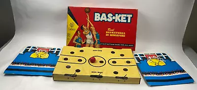 Vintage 1962 Cadaco Bas-Ket Original Basketball In Miniature Game • $44.99