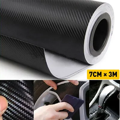 Carbon Sticker Fiber Sill Scuff Protector Cover Anti Scratch Strip Car Door Body • $9.59