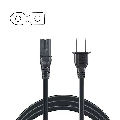 6ft 2 Pin Power Cord Cable Lead For M-Audio Studiophile AV20 AV30 AV40 Speaker • $12.89