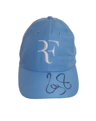 Roger Federer Signed Autograph Uniqlo Tennis Rf Hat Cap Wimbledon Legend Psa Coa • $3065.53