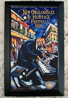 2006 New Orleans Jazz Fest Poster: Framed Publishers Proof C-MARQUE 219/500. • $3650