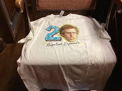 Napoleon Dynamite Movie Poster Fan T Shirt 20th Anniversary • £16.06