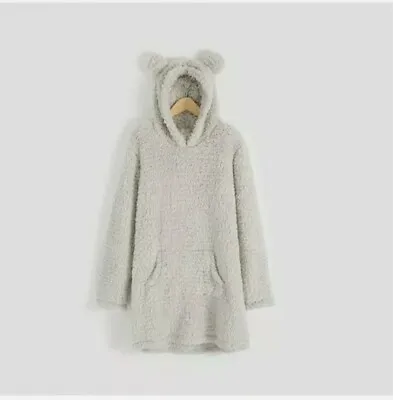 Avon Hooded Lounge Dress Available In Sizes S/M/ Snuggly/soft/fleece/warm • £10