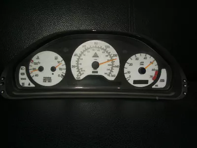 White Gauge Face Overlay For 1996-1999 Mercedes Benz W210 Chassis E Class • $19.94