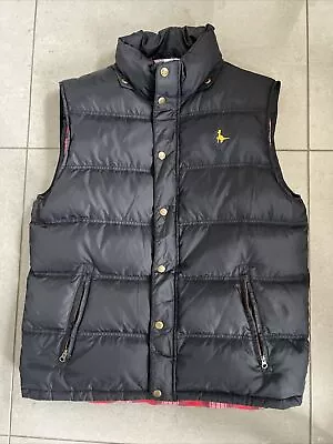 Men’s Jack Wills Black Down Feather Gilet Body Warmer Size Large Rrp £75 • £25.99