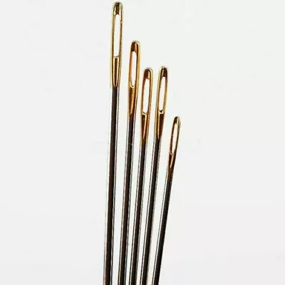 10PCS Leather Canvas Sewing Stitching Needles Leathercraft Handmade Repair Tools • £3.82