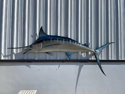 120  Blue Marlin Half Mount Fish Replica - Quick Production • $735