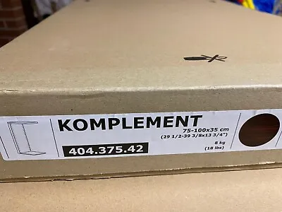 Ikea KOMPLEMENT Divider For Frames Black-brown  75-100x35 Cm40437542 • £44.99