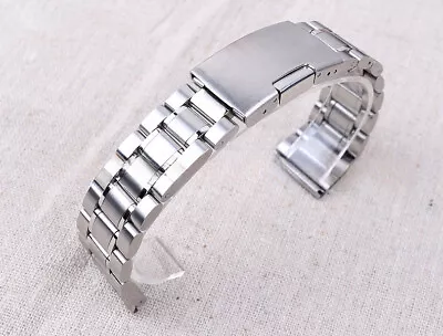 High Quality Solid Stainless Steel Watch Strap Band Metal 14/16/18/20/22/24/26mm • $18.88