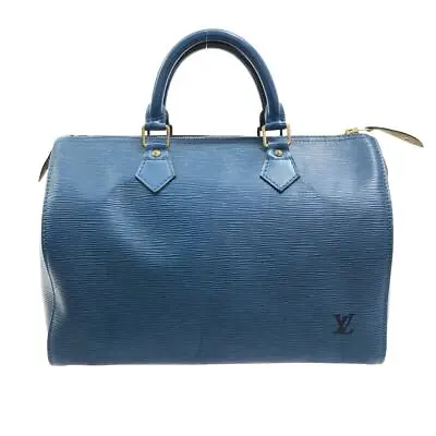 Auth LOUIS VUITTON Speedy 30 M43005 Toledo Blue Epi VI0964 Handbag • $310