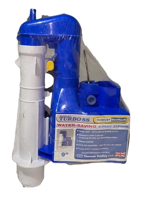£14.99 • Buy Dudley Turbo 88 Duoflush Toilet Cistern 2-Part Syphon 29mm 9 Inch Water Saving