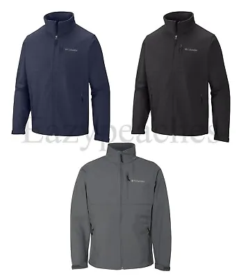$89.95 • Buy Columbia Sports - Mens S-XL, 2XL, 3XL, BLACK Soft Shell Jacket, Full Zip Coat
