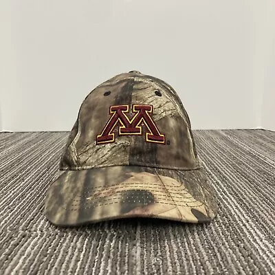 Minnesota Golden Gophers Camo Cap Hat Strap Back Mossy Oak Break Up Infinity Dad • $4.79