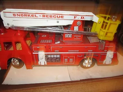 Vintage  Original  Junior  Snorkel  Rescue  Fire  Truck  12'' Inches Japan • $45.99