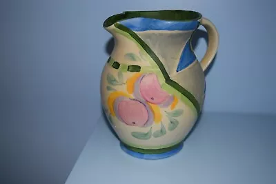 HANCOCKS ART DECO HANDPAINTED 1930s IVORY WARE JUG 8266 PATTERN • £35