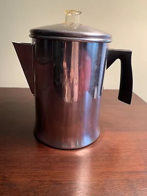 Vintage Mirro Coffee Pot 9-cup Camping USA • $20