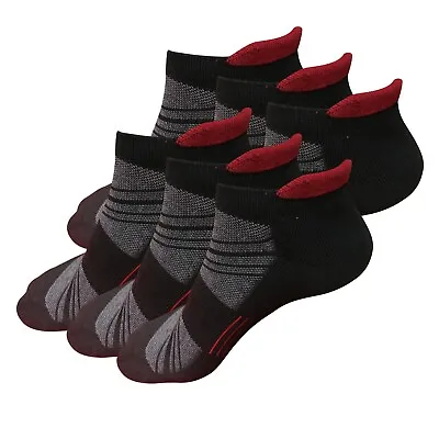 3 / 6 Pairs Mens Low Cut Ankle Performance Cotton Cushion Athletic Running Socks • $14.99