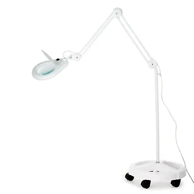 Amscope 1.75X Magnification  56-LED 9W 5  Magnifying Lamp W Rolling Stand +Clamp • $119.99