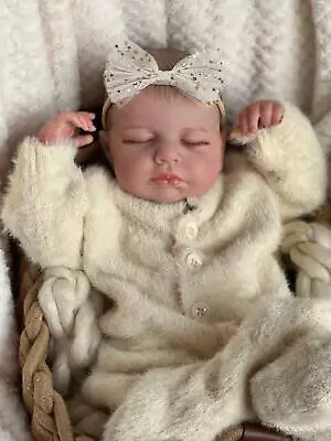 19Inch Sleeping Reborn Baby Dolls Girls Preemie Lifelike Vinyl With Veins Gifts • $128.17