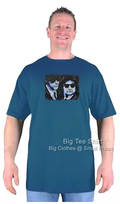 £15.99 • Buy Big Mens BTS Jake And Elmo Blues T-Shirt  Colours 2XL 3XL 4XL 5XL 6XL 7XL 8XL
