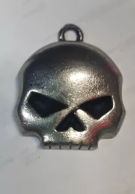 Willie G Harley Davidson Stainless Steel Biker Skull Pendant For Necklace • $16.20