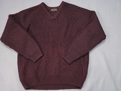 Mens PG Field Jumper Size Large Sweater Chunky Knit Fisherman Oversized • £14.99