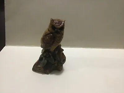 Vintage Terre Stone Orzeck Owl Figurine 3.5” Tall • $7.50
