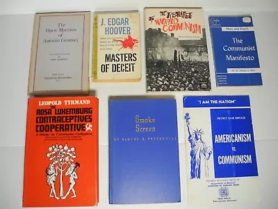 COMMUNISM Book Lot Marxism Socialism Pinko Commies Communist War Anti Vntg Marx • $29.95