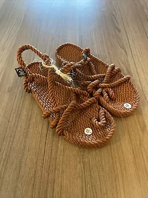 Nomadic State Of Mind Sandals Strappy Rope Size 37 Brown • $33.70