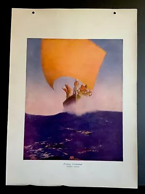 Maxfield Parrish “Prince Codadad” Original Unframed 1914 Print 12”x 16” Nice • $90