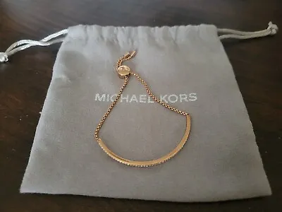 Michael Kors - Rose Gold Bar Slide Bracelet • $25