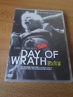 Day Of Wrath (1943) Carl Theodor Dreyer DVD - UK Region 2 • £8.64