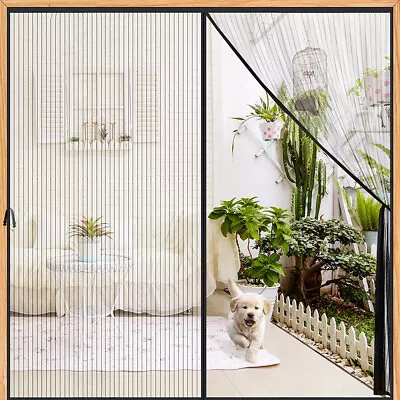 £9.91 • Buy XXL Magic Curtain Door Mesh Magnetic Mosquito Fly Bug Insect Net Screen Barrier
