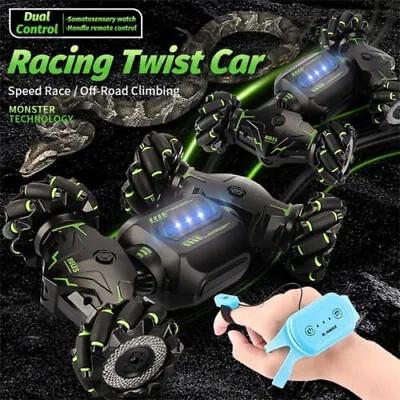 £21.60 • Buy 1:24 Stunt Car Remote Control Twist Car Gesture Sensing RC Drift Off-road Gift